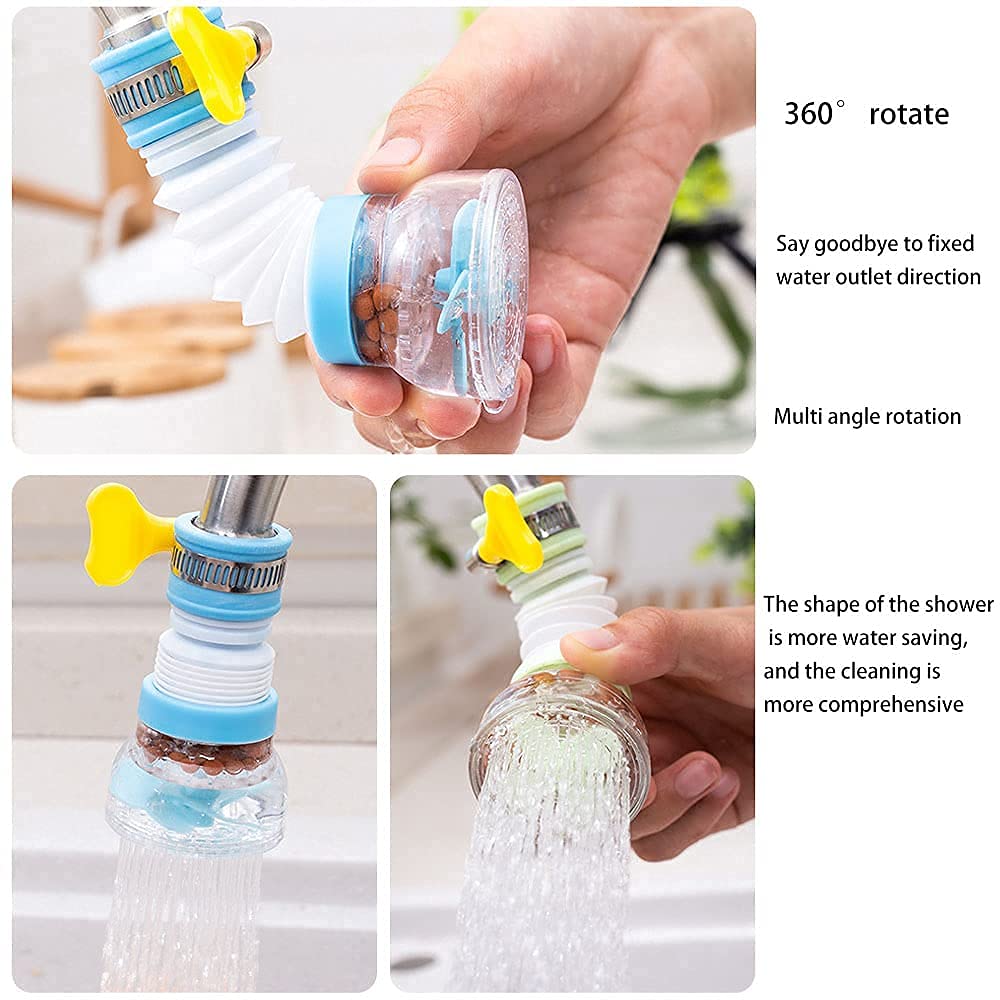 360 Adjustable Flexible Kitchen Faucet Tap Water Filter