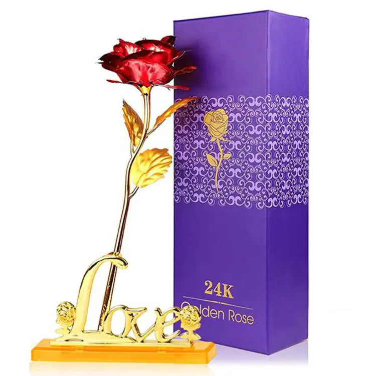 24k Gold Plated Rose (with Love Holder Box)